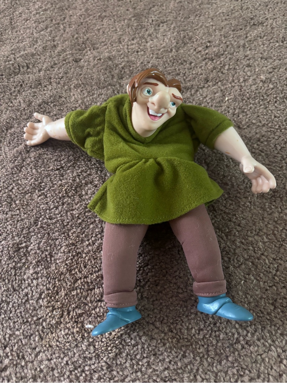 Disney Quasimodo Collectible Figure in Green Tunic and Blue Shoes